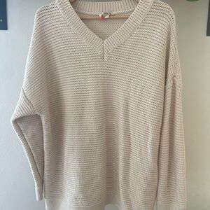 Chunk knit sweater
